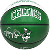 Larry Bird Autographed Green City Edition Auerbach Smoke Logo Basketball Boston Celtics Beckett BAS Witness Stock #222787