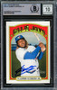 Vladimir Guerrero Jr. Autographed 2021 Topps Heritage Card #193 Toronto Blue Jays Auto Grade Gem Mint 10 Beckett BAS Stock #222873