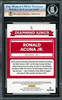 Ronald Acuna Jr. Autographed 2022 Donruss Diamond Kings Card #16 Atlanta Braves Beckett BAS #16175307