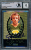 Joe Montana Autographed 1995 Upper Deck Collectors Choice Card #CCH Notre Dame Auto Grade Gem Mint 10 Beckett BAS #16170850