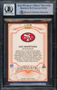 Joe Montana Autographed 2020 Donruss Card #LF-JM San Francisco 49ers Auto Grade Gem Mint 10 Beckett BAS #16171184