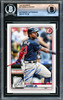 Ronald Acuna Jr. Autographed 2020 Bowman Card #27 Atlanta Braves Beckett BAS #16175136