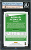 Ronald Acuna Jr. Autographed 2020 Donruss Card #170 Atlanta Braves Beckett BAS #16175143