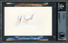 Jeff Bagwell Autographed 3x5 Index Card Houston Astros Vintage Rookie Signature Beckett BAS #16178877