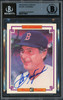 Carl Yastrzemski Autographed 1984 Donruss Grand Champions Card #10 Boston Red Sox Beckett BAS #16178873