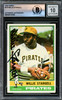 Willie Stargell Autographed 1976 Topps Card #270 Pittsburgh Pirates Auto Grade Gem Mint 10 Beckett BAS #16172753