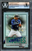 Julio Rodriguez Autographed 2022 Bowman Platinum Renowned Rookies Rookie Card #RR17 Seattle Mariners Beckett BAS #16340979