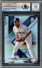 Julio Rodriguez Autographed 2019 Bowman Platinum Rookie Card #TOP63 Seattle Mariners Auto Grade Gem Mint 10 Beckett BAS #16171522