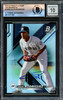 Julio Rodriguez Autographed 2019 Bowman Platinum Rookie Card #TOP63 Seattle Mariners Auto Grade Gem Mint 10 Beckett BAS #16171521