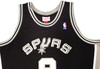 San Antonio Spurs Tony Parker Autographed Black Authentic Mitchell & Ness 2001-02 HWC Swingman Rookie Year Jersey Size XXL Beckett BAS Witness Stock #222836