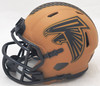 Michael Vick Autographed Atlanta Falcons Camo Brown Speed Mini Helmet Beckett BAS Witness Stock #223741