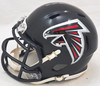 Michael Vick Autographed Atlanta Falcons Black 03-19 Throwback Speed Mini Helmet Beckett BAS Witness Stock #223742