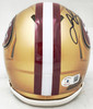 Fred Warner Autographed San Francisco 49ers Gold Speed Mini Helmet Beckett BAS Witness Stock #223761