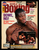 Riddick Bowe Autographed World Boxing Magazine Beckett BAS QR #BK08802