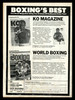 Marvelous Marvin Hagler Autographed Boxing 86 Magazine Beckett BAS QR #BK08803