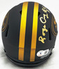 Roger Craig Autographed San Francisco 49ers Eclipse Black Speed Mini Helmet Beckett BAS Witness #W978088