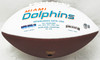 De'Von Achane Autographed Official Miami Dolphins White Logo Football Beckett BAS Witness #1W007712