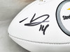 George Pickens Autographed Official Pittsburgh Steelers White Logo Football Beckett BAS QR #BJ56786