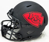 Joe Montana Autographed Kansas City Chiefs Eclipse Black Full Size Replica Speed Helmet Beckett BAS #Y11606