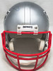 Tom Brady Autographed New England Patriots Silver Full Size Replica Helmet Fanatics Holo #B062648