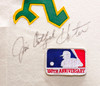 Oakland A's Jim "Catfish" Hunter Autographed Framed Cream & Green Authentic Mitchell & Ness Jersey JSA #XX71929