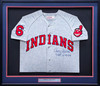 Cleveland Indians Rocky Colavito Autographed Framed Grey Authentic Mitchell & Ness Jersey "4 HRs 6-10-59"JSA #AH96667