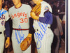 Tom Seaver, Nolan Ryan & Tug McGraw Autographed Framed 8x10 Photo Beckett BAS #AC94150