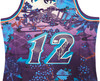 Utah Jazz John Stockton Autographed Purple Authentic Mitchell & Ness 1996-97 Hardwood Classic Swingman Asian Heritage 5.0 Jersey Size L Beckett BAS Witness Stock #224343