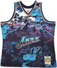 Utah Jazz John Stockton Autographed Purple Authentic Mitchell & Ness 1996-97 Hardwood Classic Swingman Asian Heritage 5.0 Jersey Size XXL Beckett BAS Witness Stock #224345