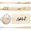 Josh Jung Autographed Blonde Marucci Player Model Baseball Bat Texas Rangers Beckett BAS Witness Stock #224404
