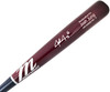 Josh Jung Autographed Maroon & Navy Marucci Player Model Baseball Bat Texas Rangers Beckett BAS Witness Stock #224407