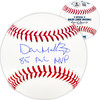 Don Mattingly Autographed Official MLB Baseball New York Yankees "85 AL MVP" Beckett BAS Witness Stock #224694
