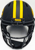 Aaron Jones Autographed Green Bay Packers Eclipse Black Full Size Speed Replica Helmet Beckett BAS Witness Stock #224719