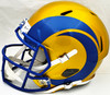 Kyren Williams Autographed Los Angeles Rams Flash Yellow Full Size Speed Replica Helmet Beckett BAS Witness Stock #224747