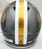 Alvin Kamara Autographed New Orleans Saints Flash Gray Full Size Speed Replica Helmet Beckett BAS Witness Stock #224740