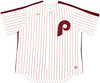 Philadelphia Phillies Mike Schmidt Autographed White Pinstripes Nike Cooperstown Collection Jersey Size XL JSA Stock #224683