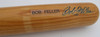 Bob Feller Autographed Louisville Slugger Bat Cleveland Indians Beckett BAS QR #BM00447