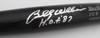 Billy Williams Autographed Rawlings Bat Chicago Cubs "HOF 87" (Light Auto) Beckett BAS QR #BM00456