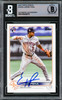 Jeremy Pena Autographed 2022 Topps Update Rookie Card #US253 Houston Astros Beckett BAS #16545679