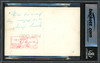 Harry Simpson Autographed 1951 Postcard Cleveland Indians Beckett BAS #16545939