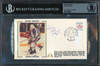 Wayne Gretzky Autographed 1982 First Day Cover Edmonton Oilers Beckett BAS #16545950