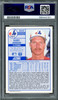 Randy Johnson Autographed 1989 Score Rookie Card #645 Montreal Expos PSA 9 PSA/DNA #58444761