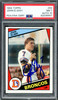 John Elway Autographed 1984 Topps Rookie Card #63 Denver Broncos PSA 7 Auto Grade Gem Mint 10 PSA/DNA #82035657