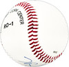 T.R. Lewis Autographed Official League Baseball Baltimore Orioles SKU #225459