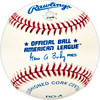 Sudden Sam McDowell Autographed Official AL Baseball Cleveland Indians SKU #225559