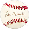 Carlos Maldonado Autographed Official AL Baseball Kansas City Royals, Milwaukee Brewers SKU #225760