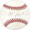 Herb Score Autographed Official AL Baseball Cleveland Indians Beckett BAS QR #BL93542