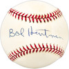 Bob Hartman Autographed Official NL Baseball Milwaukee Braves SKU #225601