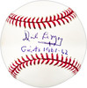 Dick LeMay Autographed Official MLB Baseball San Francisco Giants "Giants 1961-62" Beckett BAS QR #BL93619