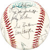 1981 Minnesota Twins Team Autographed Official Spalding MLB Baseball With 23 Signatures SKU #225432 1981 Minnesota Twins Team Autographed Official Spalding MLB Baseball With 23 Signatures SKU #225432
